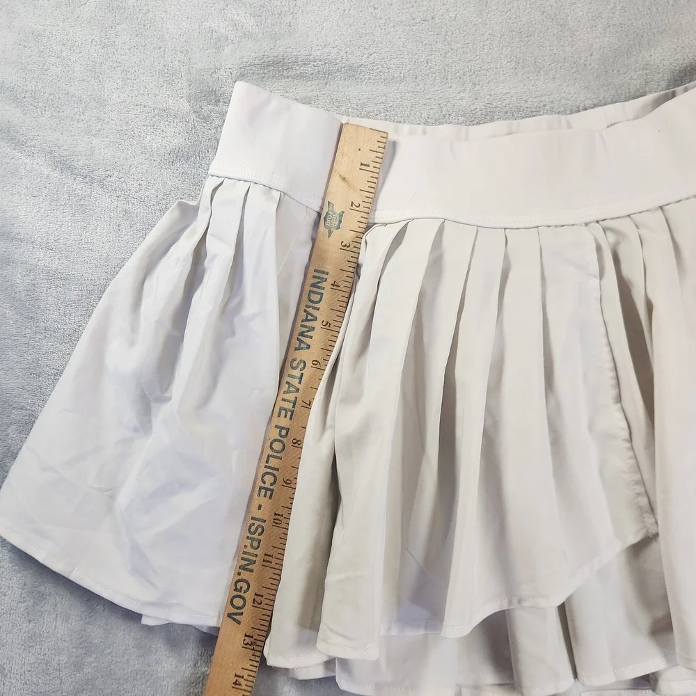 IUGA Pleated Skort Womens Sz‎ M White 20